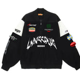 American Street Motorcycle Embroidered Jacket